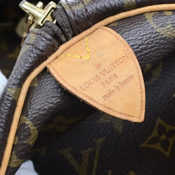 LOUIS VUITTON Keepall 50 Travel Hand Bag Monogram Leather Brown - Picture 11 of 15